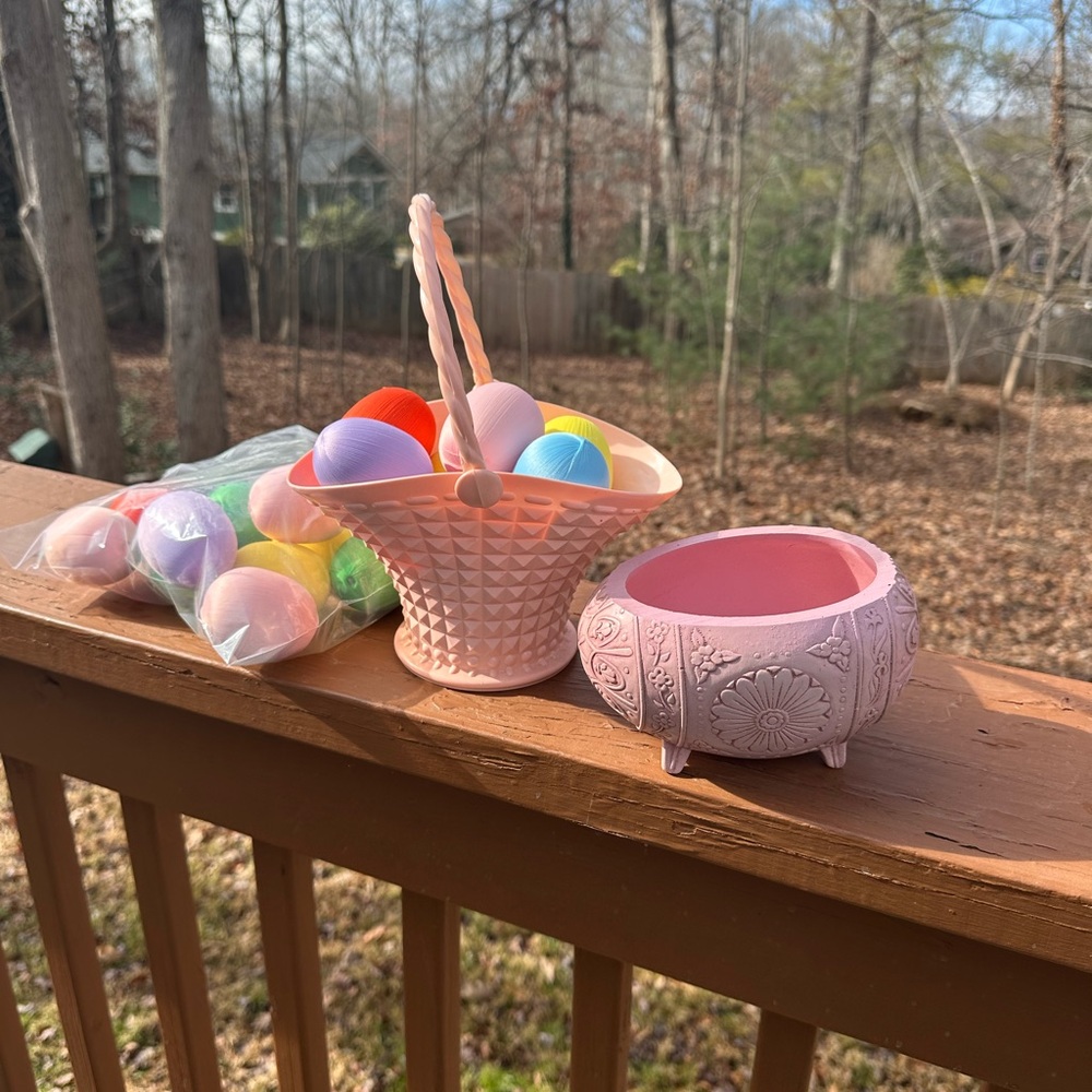 FTD pink Easter egg and basket